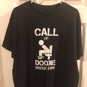 Call of Doodie ‘Special Plops’ tee shirt black